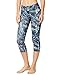 Baleaf Women's Tummy Control Workout Printed Yoga Capri Pants Hidden Pocket