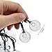 Battery Operated String Lights, ZOUTOG 33ft 60 Crystal Balls Outdoor String Lights with Remote Controller + 8 Pcs Lighting Hooks, LED String Lights for Patio/Garden/Lawn/Home - Warm White