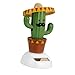 KODORIA Solar Powered Dancing Toy Bobbling Dancing Toy Car Desk Decorative Ornament Kids Children Birthday - Cactus