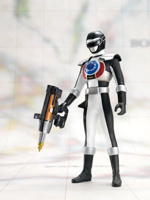 Amazon 轟轟戦隊ボウケンジャー 戦隊ヒーローシリーズex ボウケンブラックアクセルテクター装備バージョン ソフビ人形 おもちゃ
