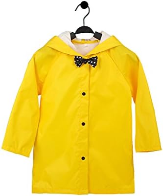 Gdlhsp Boys Girls Kids Outwear Raincoat Rainsuit Rainwear Poncho Hooded Jacket