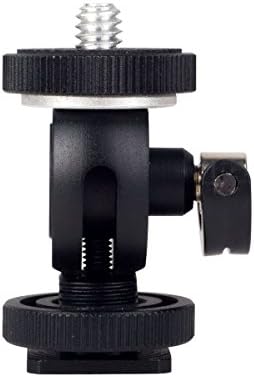 ATNY YT-18 Multi-purpose Mini Ball Head with Lock and Hot Shoe Adapter Camera Cradle