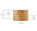 2Pcs 10g Round Bamboo Jars Empty Cosmetic Jar Pot Bottles Containers Case Small Jar with Screw Lid for Makeup Face Cream Lotion Storage