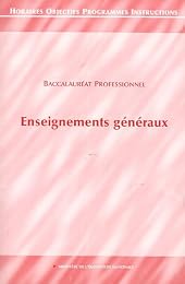 Baccalauréat professionnel, Enseignements généraux