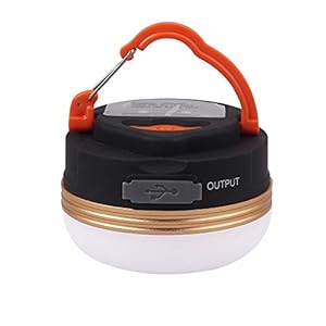 COLFULINE Campinglamp, led, USB-oplaadbaar, mini-magneet, tentlamp, campinglamp, 4 modi, SOS, waterdicht, draagbaar…