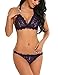 Avidlove Lingerie for Women Peekaboo Sexy Bra and Panty Set Lace Babydoll Underwear