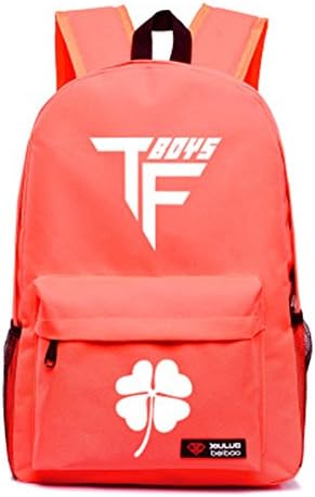 Fashion Tfboy Canvas Bag Backpack School Bag (T7)