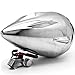 Krator Chrome Vintage Grill Headlight Antique Style Chopper Motorcycle Bobber Rat Rod Harley, Honda, Yamaha, Suzuki, Kawasaki, Custom Bike, Cruiser, Choppers