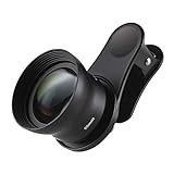 SIRUI Black 60mm Portrait Phone Lens with Multi-Purpose Clip, constructed with German Schott Glass and Aluminum Housing, for iPhone, Pixel, Samsung Galaxy and most other Camera Phones