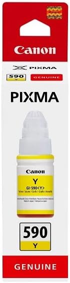 Canon GI590 70ml Yellow Ink Bottle for G3500 G2500 G150 view 2