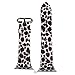 Leather Band Compatible for iWatch 38mm 40mm Strap Pattern Printed Replacement Wristband for Apple Watch Band Smartwatch Series 4 3 2 1 Version (Leopard, 38mm/40mm)