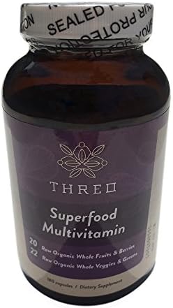 Whole Food Superfood Natural Multivitamin - Alive Vitamin and Mineral Supplements for Men and Women - Natural - Organic - Anti Inflammatory - Antioxidant - 180 COUNT