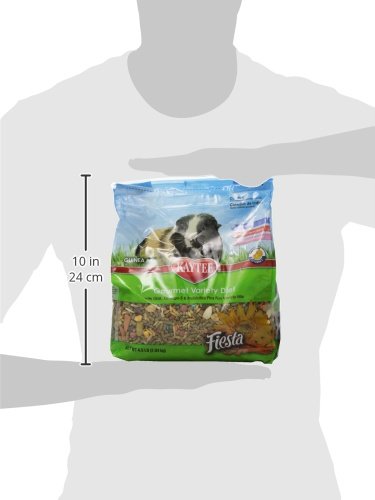 Kaytee Fiesta Guinea Pig Food, Nutritious and Fun Blend, Supports Dental Health and Digestion, 4.5 pounds