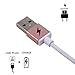 Yeworth 2 in 1 Lightning to 3.5mm Headphone Jack Adapter with USB Charger Port Charging Plug for iPhone 7 / 7 Plus - Rose Gold