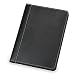 Samsill Contrast Stitch Leather Small Portfolio - Junior Portfolio Folder/Business Padfolio for Men & Women, 5 x 8 Mini Writing Pad, Black primary