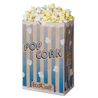 Bagcraft - Bolsa para palomitas de maíz resistente a la grasa ...
