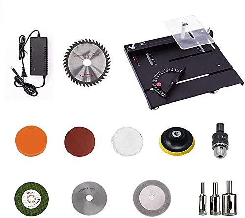 Tragbare Tischkreissäge , Elektrische Tischsäge, Mini-Kreissäge, leistungsstarker Motor, einstellbare Säge-Tiefe, Multi… – Bild 3