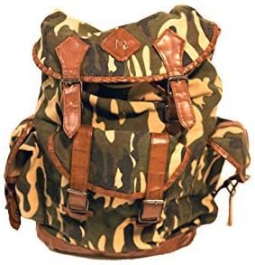 PacWest Knits Camo Multipurpose Canvas Rucksack