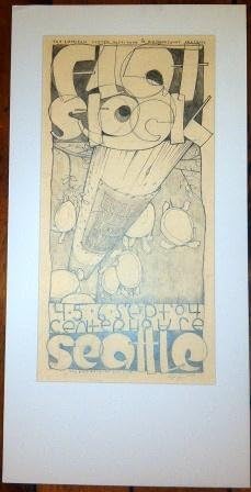Flatstock 5 Original Drawing Limited Edition contemporary art drawings Silkscreen by Jay Ryan Original Signed and Numbered Bird Machine Prints, 00s