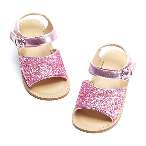 Felix \u0026 Flora Toddler Girl Pink Sandals Size 10 - Flower Girl Dress Shoes  Open Toe Little Kid Summer School Flats in Dubai - UAE | Whizz Sandals
