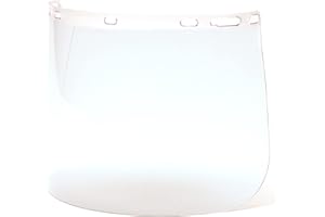 Pyramex Safety Full Face Shield Eye and Head Protection (Headgear NOT Included), Clear Polyethylene, ANSI Z87