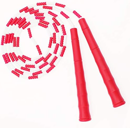 縄跳び ビーズロープ 子供用 初心者向けジャンプロープ ねじれ防止なわとび トレーニング 有酸素運動 大人用 長さ調整可 最安値に挑戦