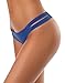 SHEKINI Cheeky Bikini Bottoms Strappy Low Rise Brazilian Thong Swim Shorts for Women