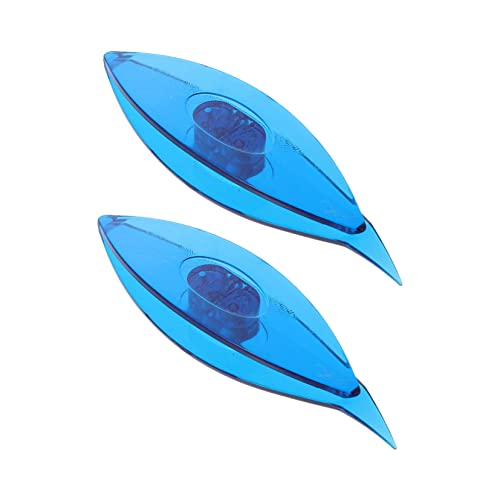Gadpiparty 2PCS Plastic Tatting Shuttle for Lace Making DIY Weaving Tools for Beginners Tatting Needle Comfortable to Hold for Crafting Projects
