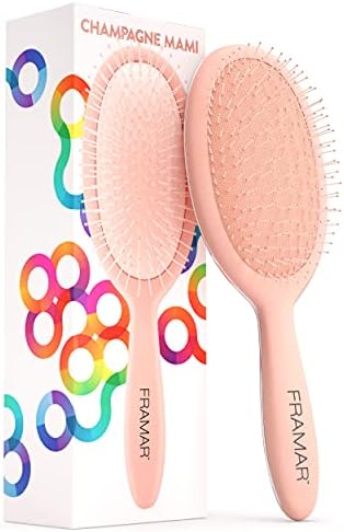 Framar Detangling Hair Brush No More Tangles Hairbrush Elegant Detangler Brush Hair Brushes For Women Men And Children Champagne Buy Online At Best Price In Uae Amazon Ae