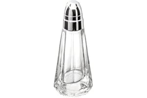 American METALCRAFT, Inc. Glass Bullet Salt or Pepper Shaker 1-1/2-Ounce