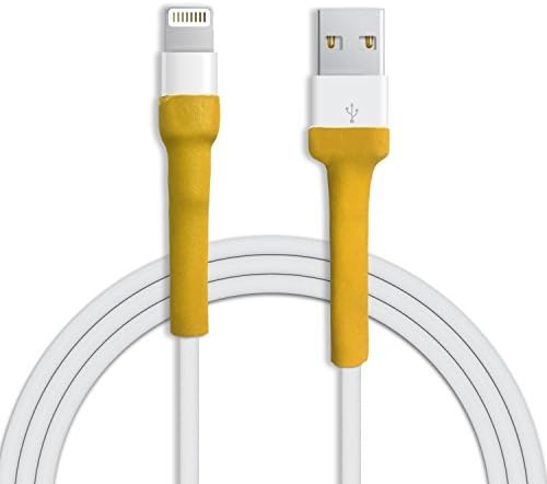 The Wire Protector Lightning Cable Edition for iPhone7/7 Plus 6/6s Plus 5s/5c/5, iPad Pro Air 2, iPad mini 4 3 2, iPod touch 5th gen / 6th gen / nano 7th gen (yellow)