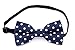 Carahere Boys Handmade Pre-Tied Classic Polka Dot Bow Ties M132 Navy Blue