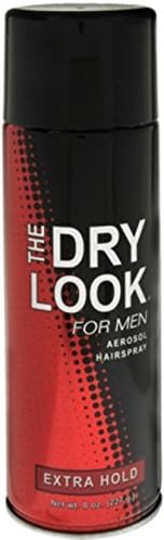 The Dry Look For Men Aerosol Hairspray Extra Hold 8 oz (Pack of 7)
