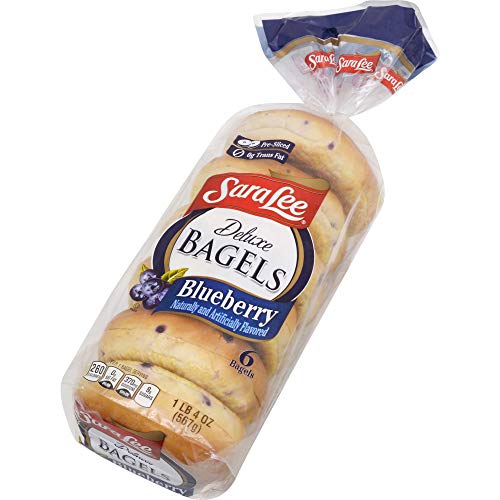 Sara Lee Blueberry Bagel, 6 count, 20 oz