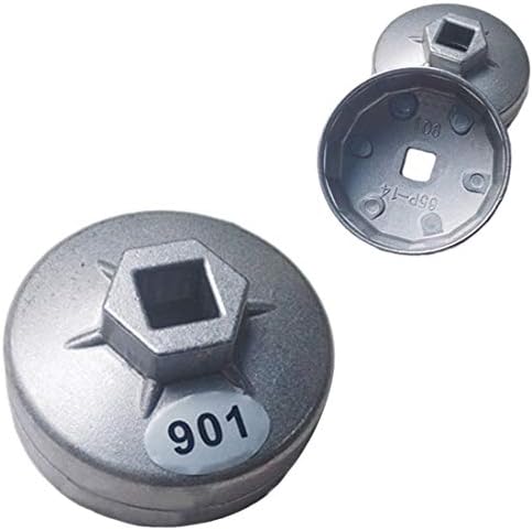 JULUJ 901 Cap Oil Filter Wrench 1/2" Square Drive Oil Filter Removel Tools Filter Socket Wrench Spanner Hand Tool