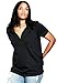 Roaman's Women's Plus Size Polo Ultimate Tee - 1X, Black