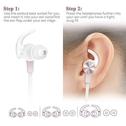 image for Bluetooth Headphones TaoTronics Wireless 5.0 Magnetic Earbuds Snug Fit