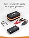 Roav Jump Starter Pro, by Anker, 800A Peak 12V Car Jump Starter (Up to 6.0L Gas, 3.0L Diesel Engines) Emergency Portable Phone Charger with Safety Protection, Built-In LED Flashlight, and Compass