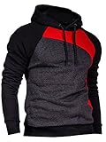 MINSNOWLER Mens Long Sleeve Grey Sweatshirt Jackets Hoodies Men Sweatshirt men hoodie white sweatshirt tunic Color F (US XL)