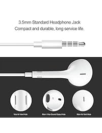 Joyguard Headphones Earbuds Earphones,iPhone6 6s Premium in-Ear Wired Earphones with Remote & Mic Compatible iPhone 6s plus 6 5s se 5c iPad Samsung Huawei Sony Earphones
