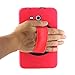 Samsung Tab 3 LITE Case KIQ Heavy Duty Hybrid Silicone Handstrap with Kickstand Cover for Samsung Galaxy Tab 3 Lite 7.0 [SM-T110 / E Lite SM-T113 7-Inch Tablet] - (Red)