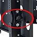 2xhome - Universal Full Motion Swivel Articulating Tilt Tilting Single Arm Extra Extended Extension Wall Mount Bracket for LED LCD Plasma TVs for 40