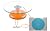 TBH Silicone Pastry Mat with Measurements 12 inch Silicone Baking Mat for Cake Decorating Turntable