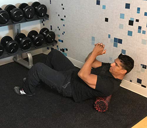 WODFitters Foam Roller with Dual Surface for Effective Trigger Point Massage and Muscle Recovery Even After The Toughest Exercises, Workouts and WODs - with Free Carrying Bag - Thumbnail 5