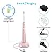 Sonic Electric Toothbrush, USB Rechargeable Toothbrush, Adult Electric Toothbrush With Holder and 2 Replacement Heads, 4 Modes with Automatic Timer (Pink)