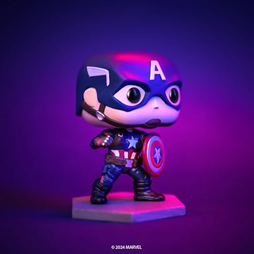 Funko POP! Marvel: Civil War Build A Scene - Captain America - Collectable Vinyl Figure - Gift Idea - Official Merchandise - for Kids & Adults - Movies Fans