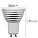 RUICAIKUN Dimmable GU10 LED Light Bulbs,3W RGB+White Color Changing Spotlight with IR Remote Control Mood Ambiance Lighting for Home Decoration, Bar, Party(Pack of 4)