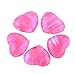 Heart Stone Cabochon Love Chakra Crystal Beads Gemstone CAB Healing 15pcs 18mm Crystal Quartz Stone Random Color Wholesale for Jewelry Making(No Holes)