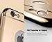 iPhone 6 Plus Case, Anole Ultra-Thin 3 in 1 Anti-Scratch Fingerprint Shockproof Resist Cracking Electroplate Metal Texture Armor PC Hard Back Case Cover for Apple iPhone 6 Plus 5.5 Inch (Gold)