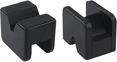 YIXISI 2 Pack Rubber Jack Pad Adapter 3 Ton Universal Slotted Frame Rail